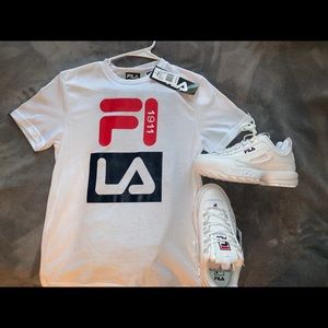 FILA SHIRT-10$     SHIRT PLUS SHOES-55$